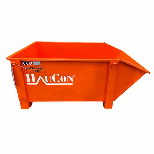 HauCon Materialekasse 1000L m/øjer, u/kæde