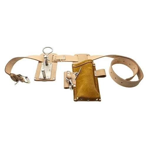 Jernbindebælte komplet i læder