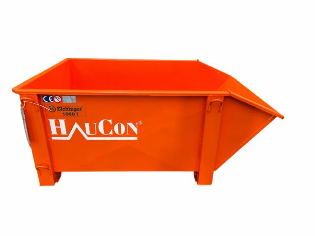 HauCon Materialekasse 1000L m/øjer, u/kæde